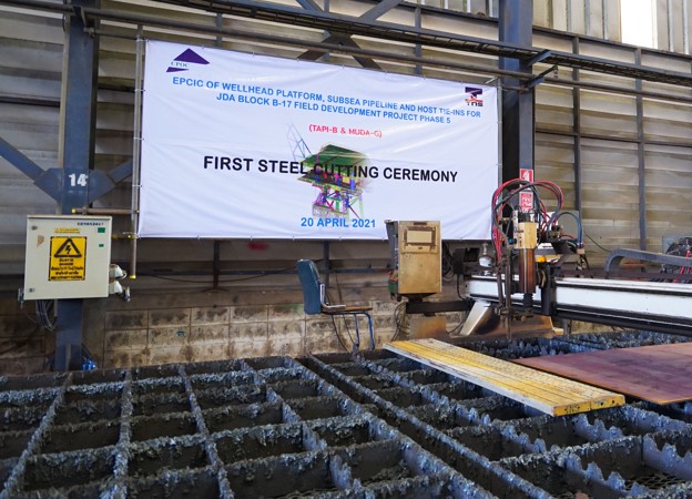 พิธี First Steel Cut โครงการซีพ๊อค เฟส 5